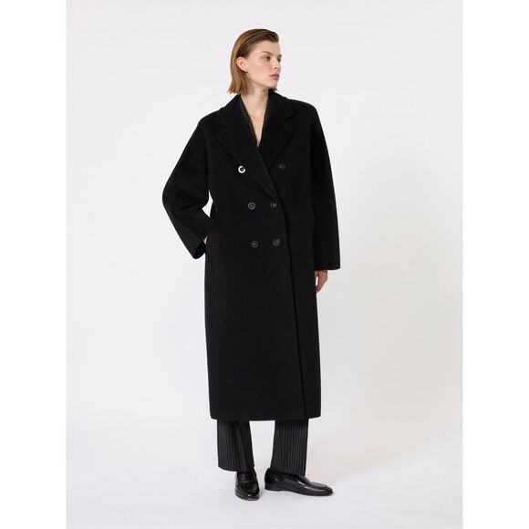 MAX MARA 101801 Icon Coat - Black Size US 14 $4,490 - Picture 2 of 8